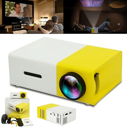 Mini proyector LED HD portátil